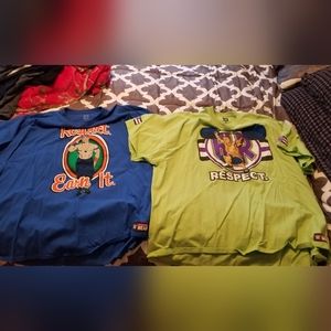 2 John Cena 5XL t shirts WWE wrestling